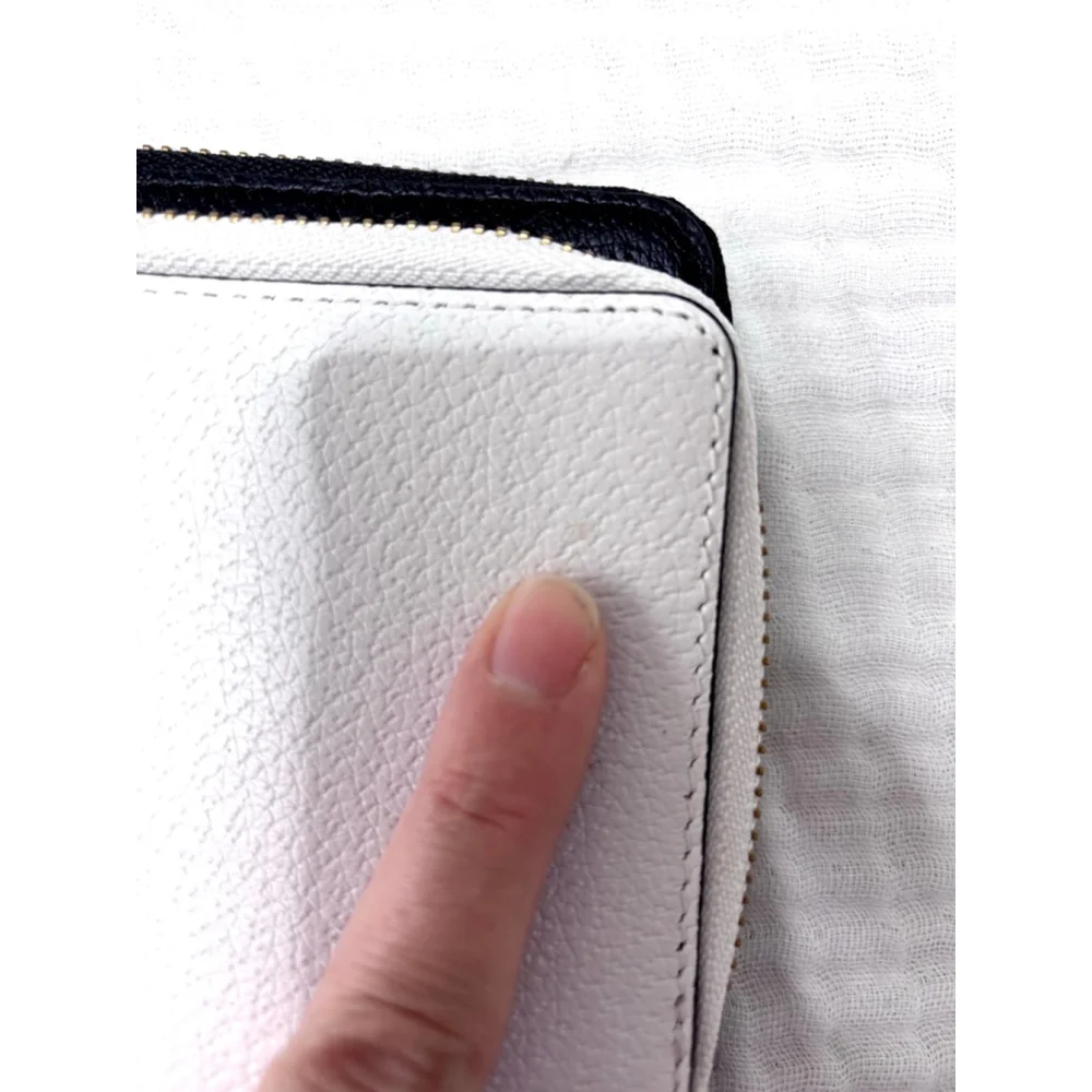 Women's Kate Spade Wallet One Size White Black Gold accents